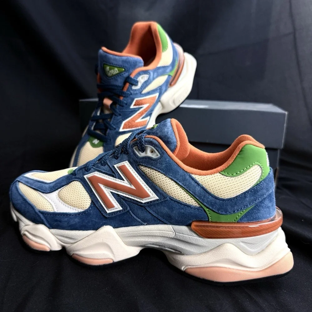Size 8 New Balance 9060 Blue Beige Mens Shoes (U9060LDC) Lifestyle‎ Sneakers